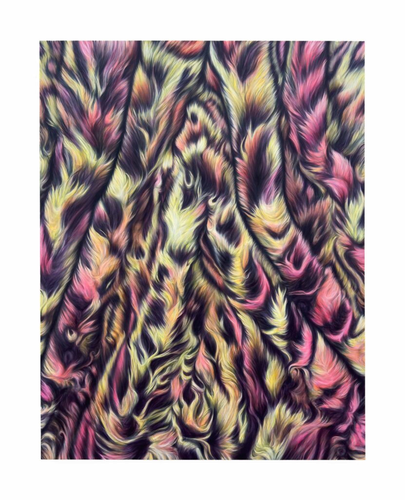 Morris Spots, Acrylic on Linen, 140 x 110cm